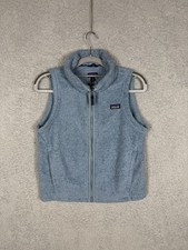 Patagonia Girls Los Gatos Fleece Vest Tailored Blue Size XL 14 65490