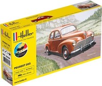 Heller - Starterset Mit Farbe Und ZubehöR – Peugeot 203 Zum Zusammenbauen - 1...