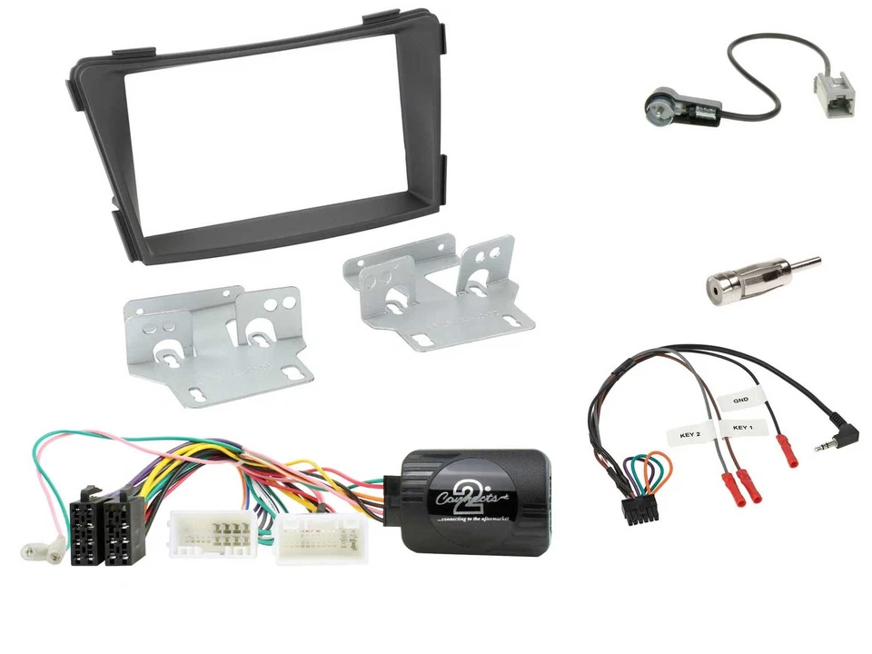 JVC Lenkrad USB 2DIN DAB Bluetooth CD Autoradio für Hyundai i40 VF ab 2011 schwa - Bild 3 von 4