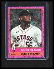 2025 Ronel Blanco - Topps Heritage - #310 Chrome Pink Sparkle Ref Astros