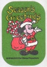 Disney School House Mickey Mouse Peppermint Matte Santa Scratch & Sniff Sticker