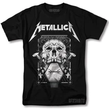 Metallica Shirt Death Magnetic Heavy Metal Rock Tour Vntg Graphic Design T-Shirt