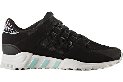 NWOB Adidas EQT Support RF Black Aqua Suede Shoes Sneakers Women s Size 6.5