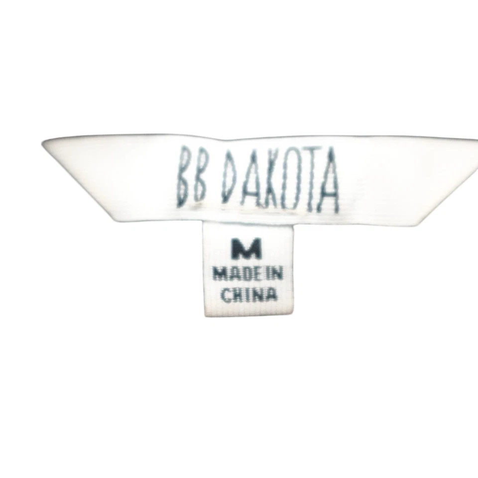 boho Black Mesh Sleeveless Top With Floral Faux Leather M Office Going Out - Image 3 of 4