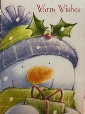 Christmas Cards- Warm Wishes : for a bright and happy holiday .., Pack of 6- NIP