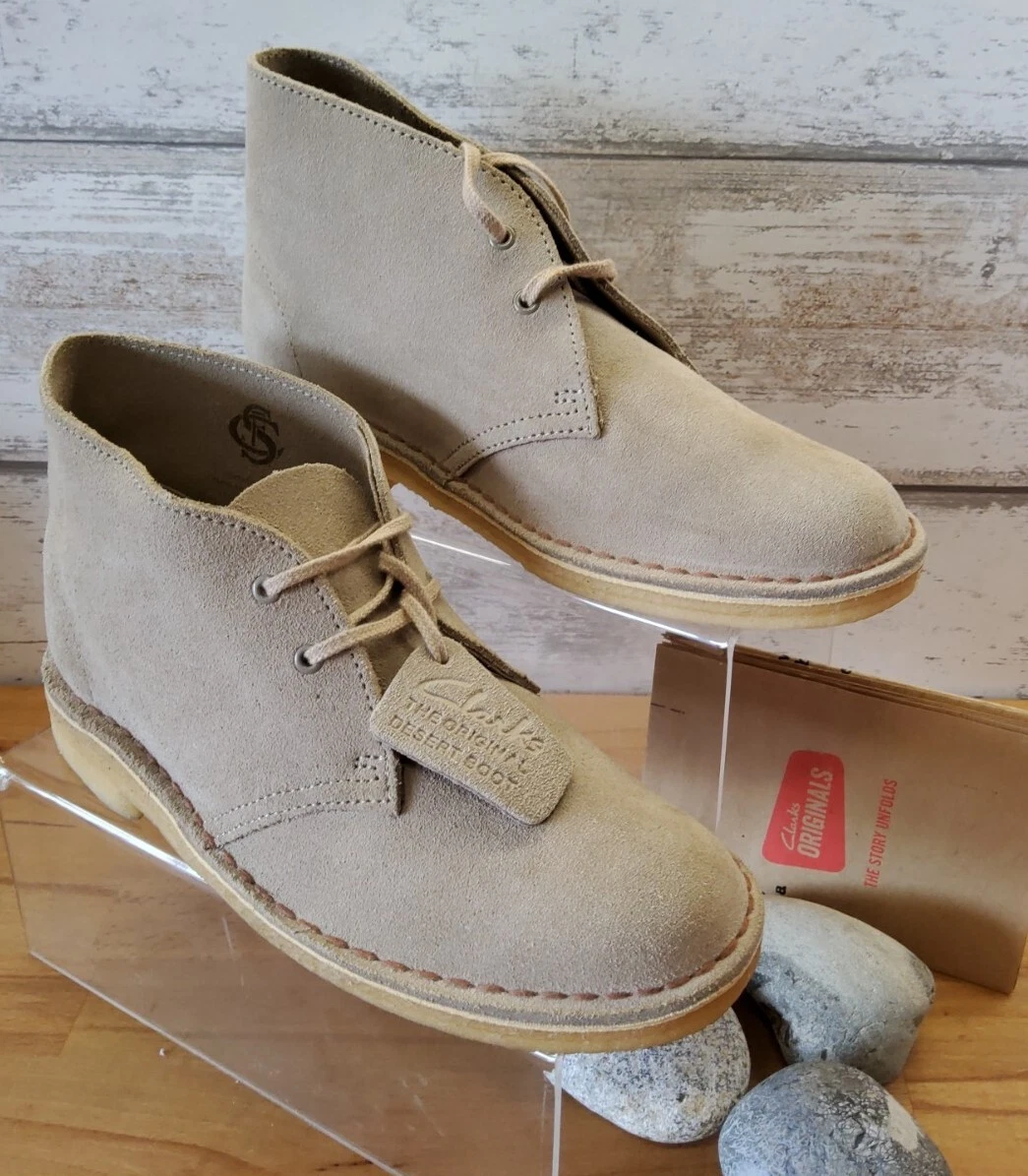 Clarks desert shop boots sand suede