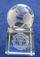 The original official gift to Arsenal footballers from Manchester United 3.11.12