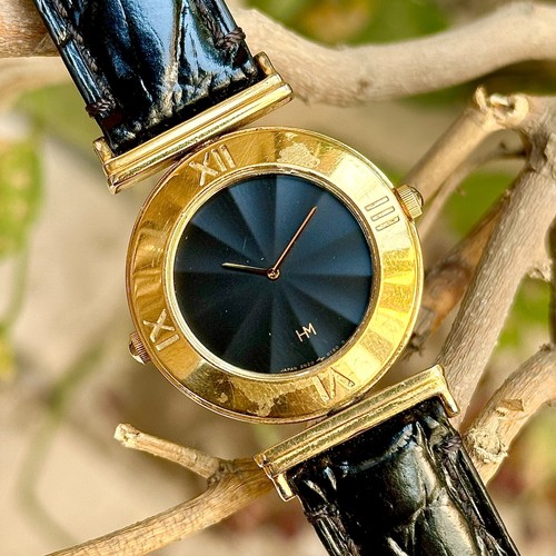 Vintage Seiko Hanae Mori Reverso Duo Face Quartz Men's Watch 2N20-0070
