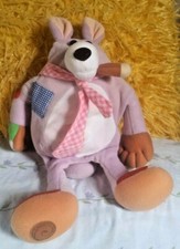 VINTAGE '85 KRUMPLES Family Play Group Orange Dog Purple Mouse Plush Reversible