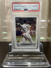 2022 Topps Series 1 Photo Variation Wander Franco RC SP Tampa Bay Rays PSA 10