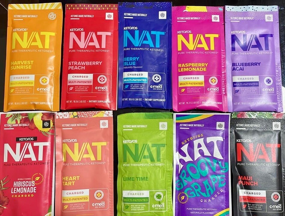 Pruvit Keto OS NAT KETONES Packs 20 days Free Shipping