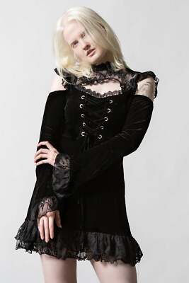 open lace back dress Crimson Bloodlust Mini Dress
