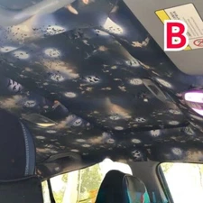 Car Headlining Fabric Star Pattern for Upholstery Auto Interior Home Decor DIY