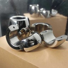 Metal Male Heavy Duty Weight Ball Stretcher Penis Scrotum Ring Testicle Squeeze