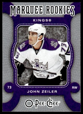 2007-08 O-Pee-Chee John Zeiler Rookie Los Angeles Kings #553