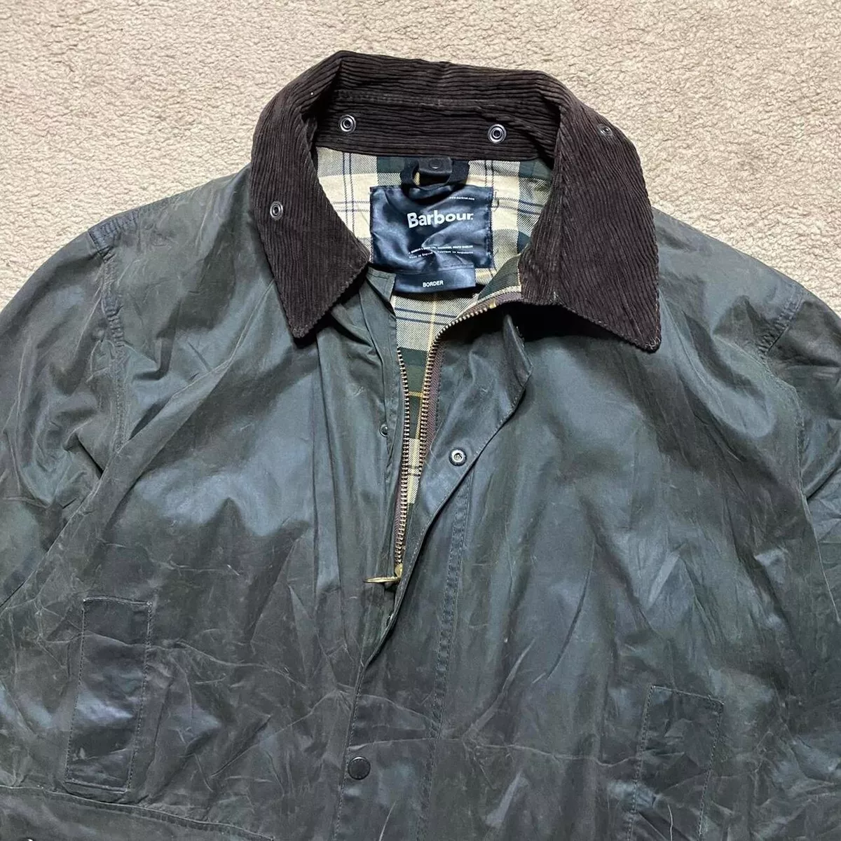barbour waxed jacket men xl eBay