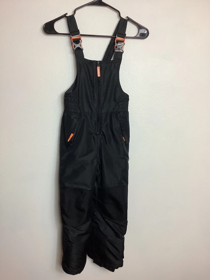 Champion ski bibs black with orange accents Boys 4-5 - Image 1 of 4