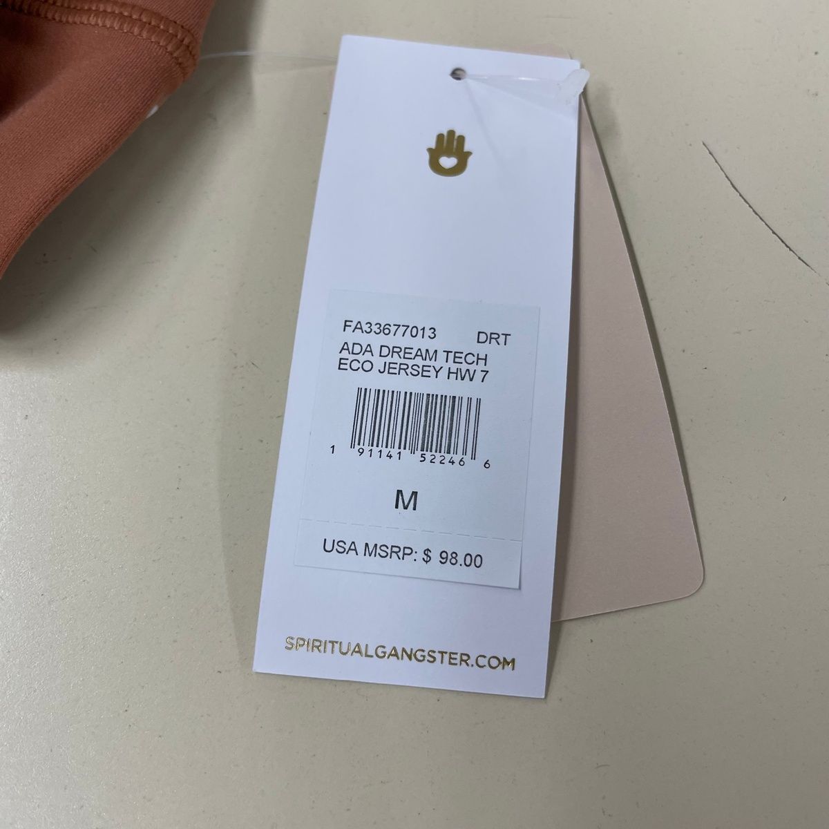 SPIRITUAL GANGSTER Ada Dream Tech Eco Jersey Leggings Women's Size M