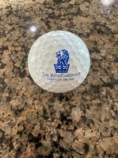 LOGO GOLF BALL-ORIGINAL 2015 THE RITZ-CARLTON GOLF CLUB-FL-PROV BALL‼️