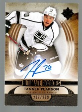 2013-14 Ultimate Collection #151 Tanner Pearson Autorgraph 237/299 RC 