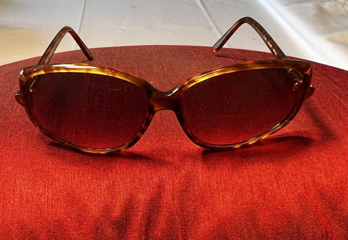TED LAPIDUS PARIS VINTAGE SUNGLASSES TL217 Tortoise Shell 