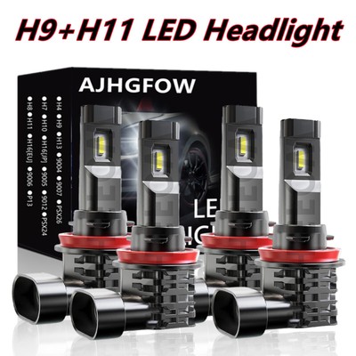 For Freightliner Cascadia 2008-2016 Combo LED Headlight Bulbs High Low Beam 4x