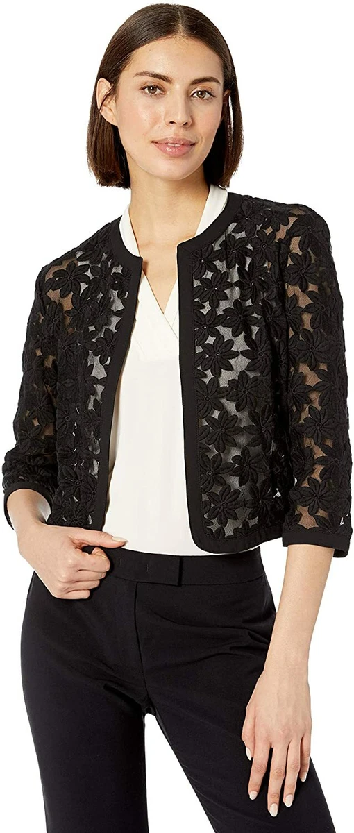 anne klein lace cardigan jacket