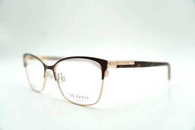 TED BAKER B 248 BRN ANIMAL PRINT PINK DESIGNER AUTHENTIC EYEGLASSES 53-16 135