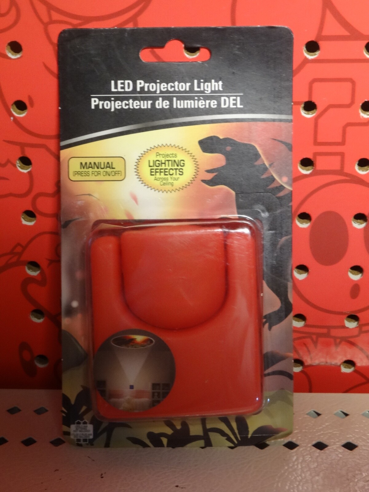 LED Mini Projector Light Dinosaur Volcano Night Light Battery Powered T-REX New-image