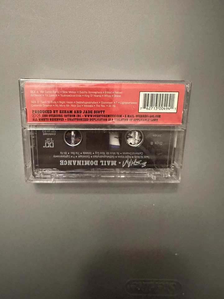 Esham Mail Dominance Cassette Sealed Brand New Natas Icp 1999 Overture Music - Image 2 of 4
