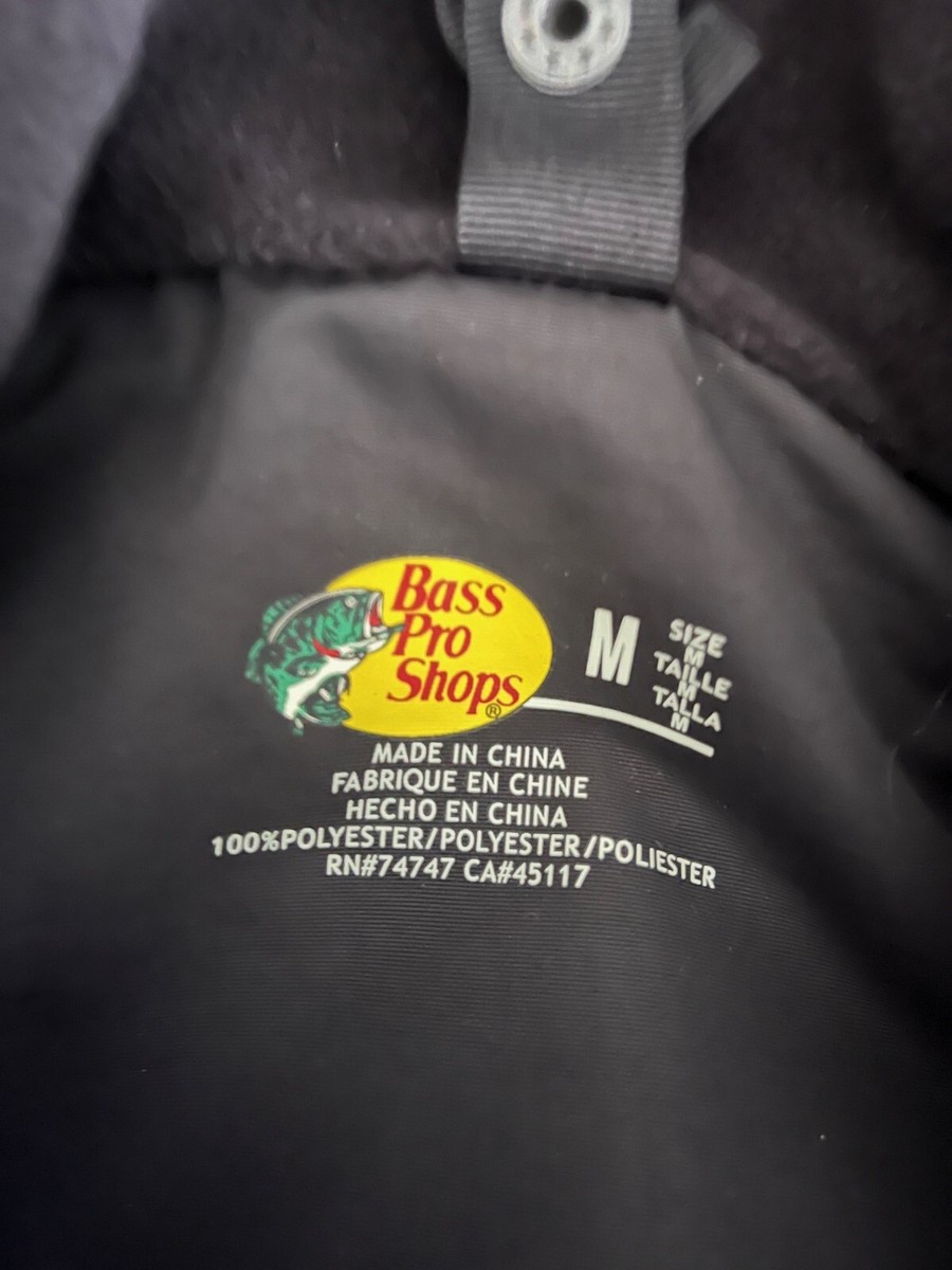 Bass Pro Shops 100MPH Gore-Tex Rain Jacket Blue Hooded Medium