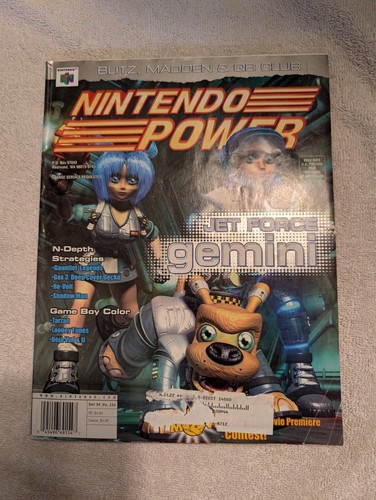 Nintendo Power Magazine 124 w Poster & Pokémon Pikachu Card & Comic