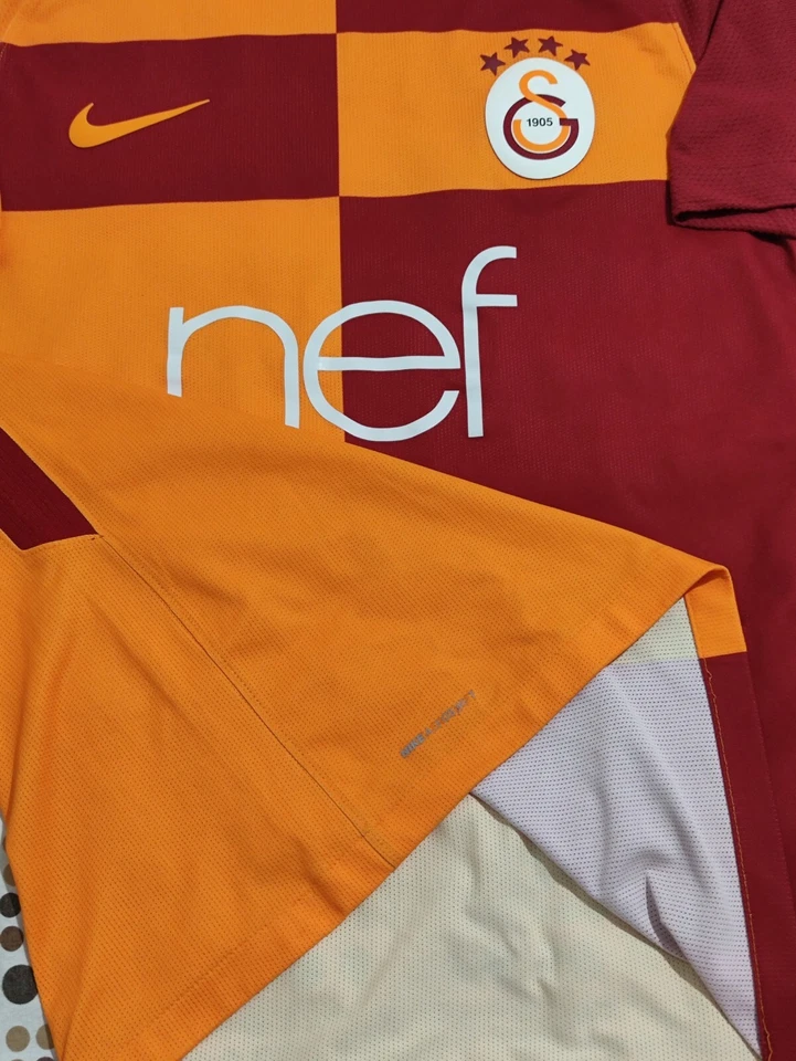 Player Issue Galatasaray Vaporknit 2017 Football Shirt Nike Soccer Jersey Sz- M - Image 4 of 4