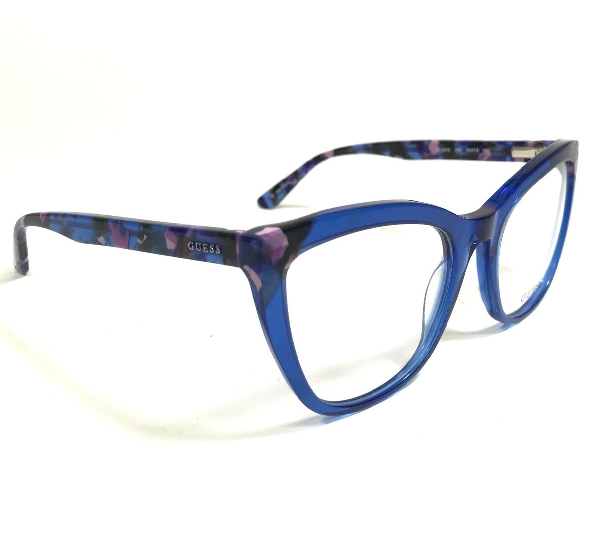 GUESS Eyeglasses Frames GU2674 090 Clear Blue Purple Pink Tortoise