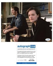 Elisabeth Moss "Top of the Lake" AUTOGRAPH Signed 'Robin Griffin' 8x10 Photo C