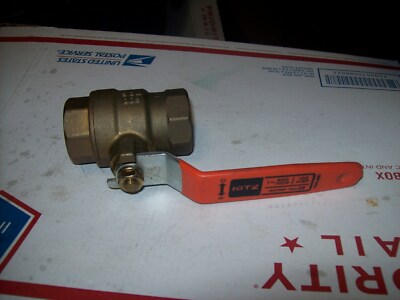 KITZ 1'' THEAD ON  Brass  Ball Valve 600 WOG
