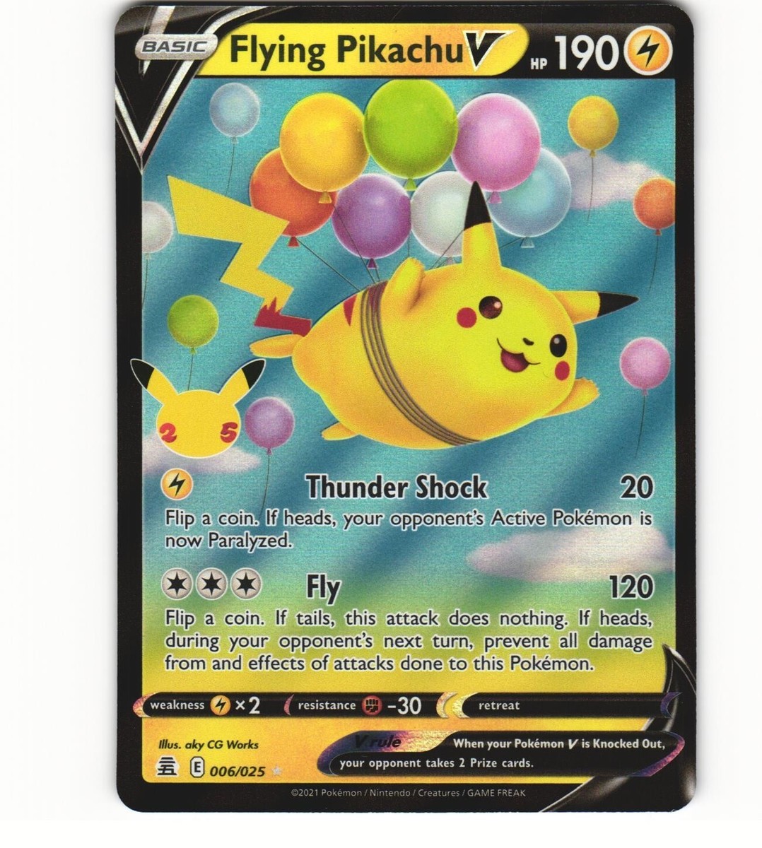 Flying Pikachu V 006/025 Celebrations for sale | eBay