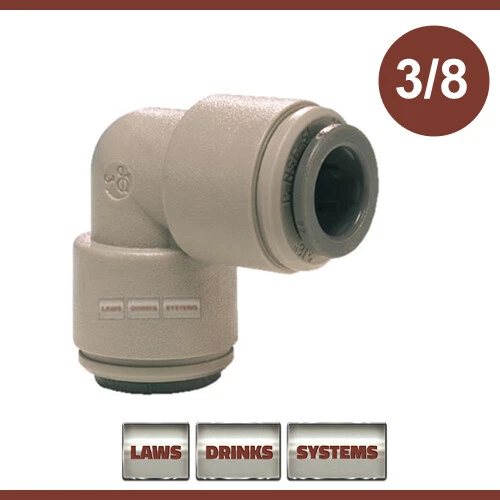 John Guest 3/8" Equal Elbow Connector PI0312S