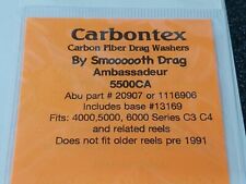 Carbontex Smooth Drag Washer Set Kit Abu Garcia 6000 6500 6600 C3 C4