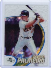 1998 Topps Tek Baseball Diffractor Card 40 Pattern 13 Rafael Palmeiro