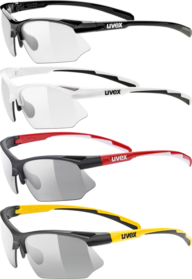 uvex sportstyle 802 V Sportbrille Fahrrad Sonnen-Brille selbst-tönend variomatic