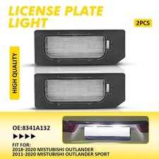 LED License Plate Light Full White For 11-20 Mitsubishi Outlander Sport ASX