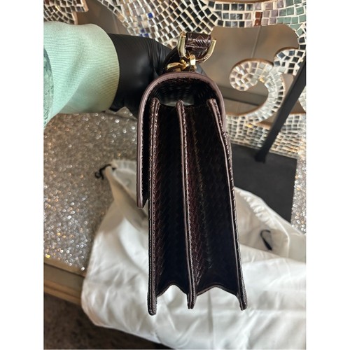 🎀Brahmin Small Hallie Multi Cope Cabana Sacoche en Cuir - Photo 10/12