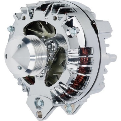 March Performance Small Block Chrysler Alternator MOPAR 6 Rib Serpentine Billet