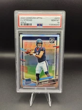 2023 Donruss Optic C.J. Stroud Holo Rookie Card #244 PSA Gem MT 10 💎 SSP