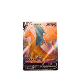 charizard 220 pokemon card value Basic Charizard V HP 220 Incinerate Attack Rarity Red Fiery Pokmon