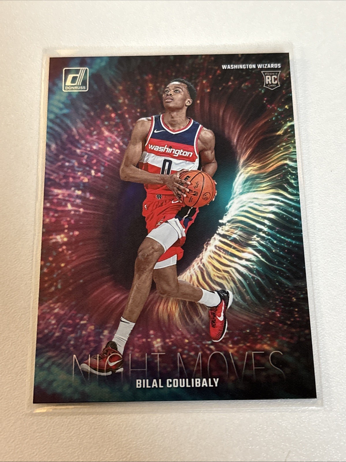 2023-24 Panini Donruss - Night Moves Bilal Coulibaly #28 (RC) ROOKIE CASE HIT SP