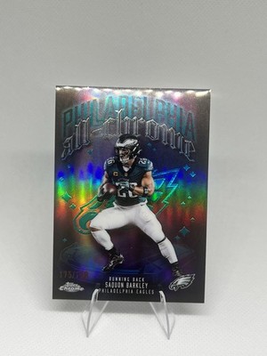 2025 Topps Chrome Saquon Barkley All-Chrome Team Refractor /199 #ACT