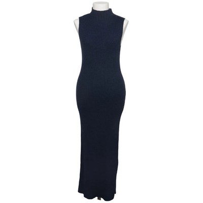 Kocca, Rollkragenkleid, Größe: L, Blau, Acryl/Alpakawolle/Viskose #rlt