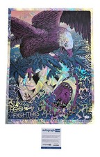 Foo Fighters Signed Autographed Holographic Eugene, OR 18x24 Poster ACOA